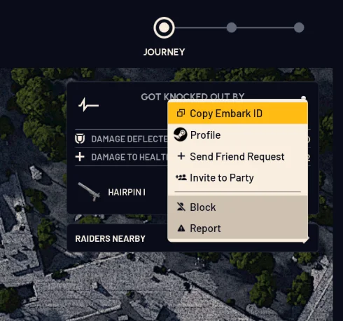 Copy Embark ID